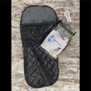 UPPAbaby Black Quilted Stroller Footmuff